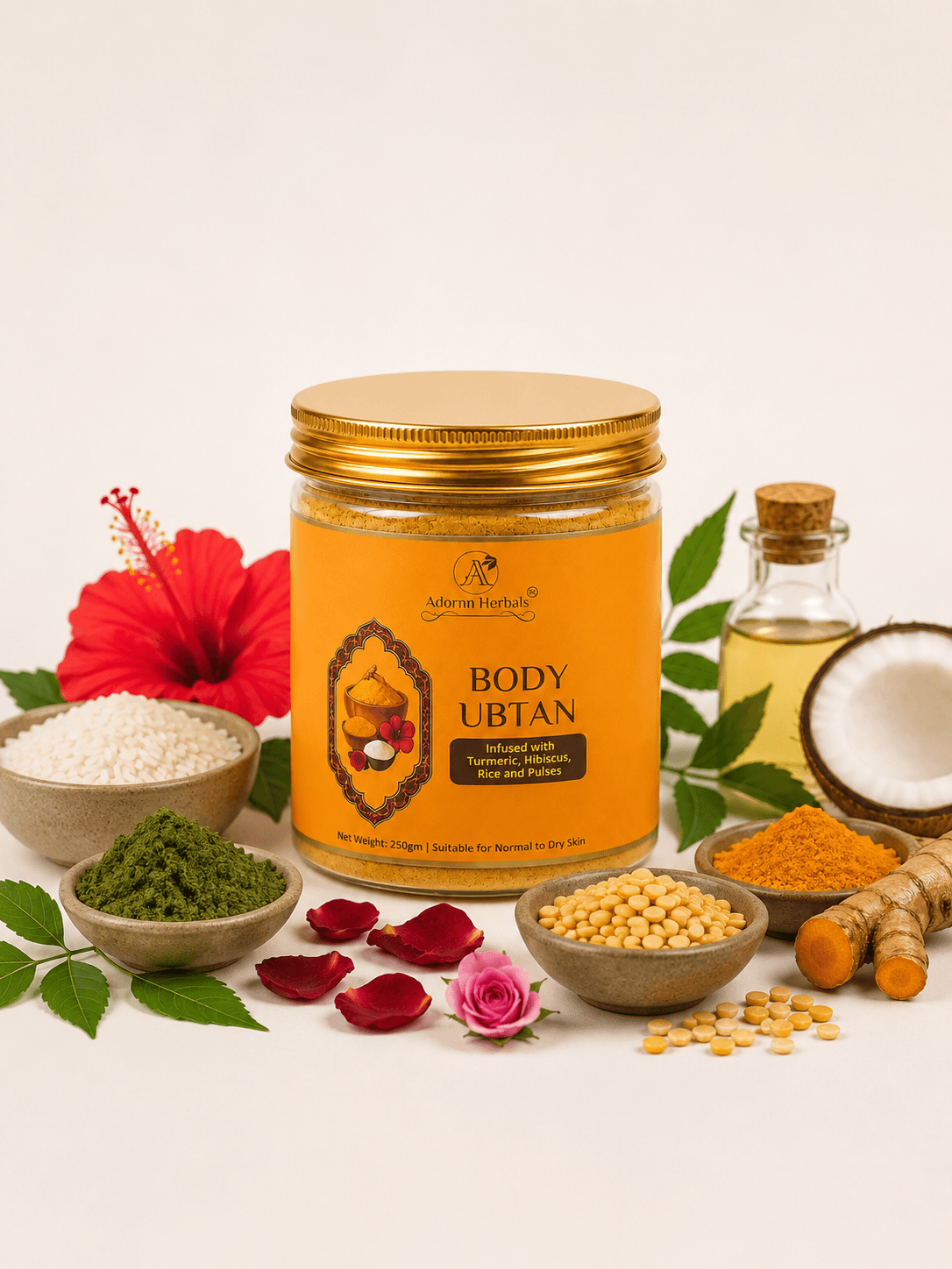 Adornn Herbal Body Ubtan